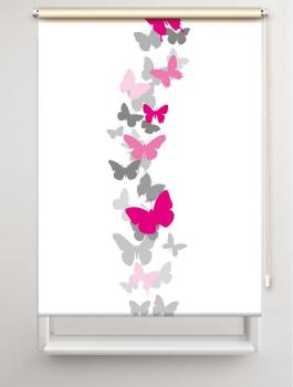 Rollo Papalone magenta , Rollo, Motivrollo, Rollo mit Druck, Fotorollo, bedrucktes Rollo, Fensterrollo,verdunkelndes Rollo, Sonnenschutz Rollo